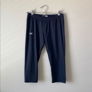 Under Armour crop legging, black, size L
